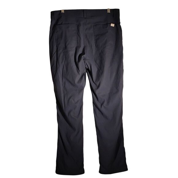 Orvis pants mens 34x32 blue fleece lined hiking straight leg nylon stretch - Picture 2 of 9